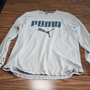 Green Puma Long Sleeved Shirt